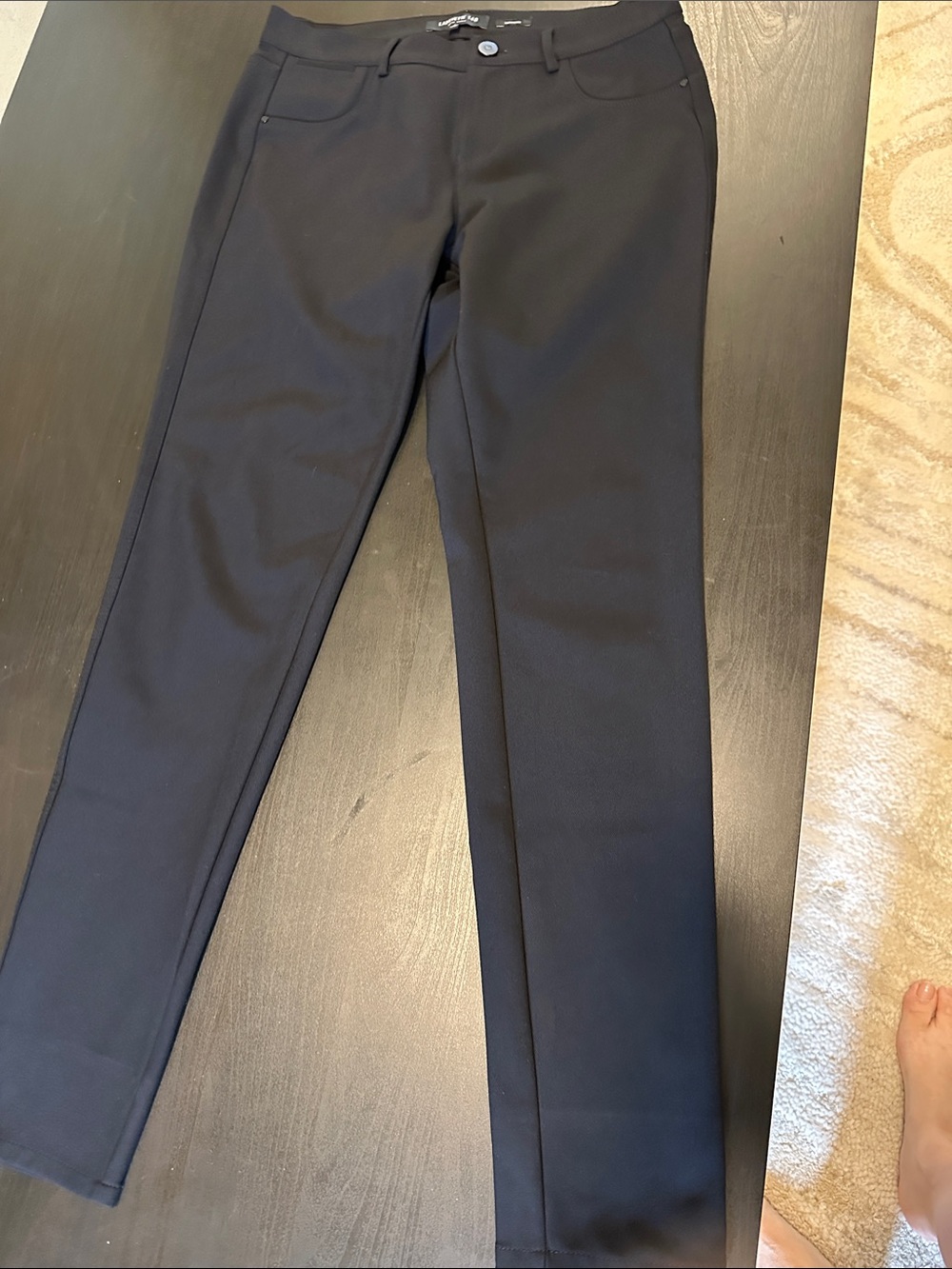 Super High End Designer Brand Lafayette 148 New York Black Women’s Dress Pants